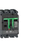 Circuit breaker, ComPacT NSX100B, 25kA/415VAC, 3 poles, TMD trip unit 80A