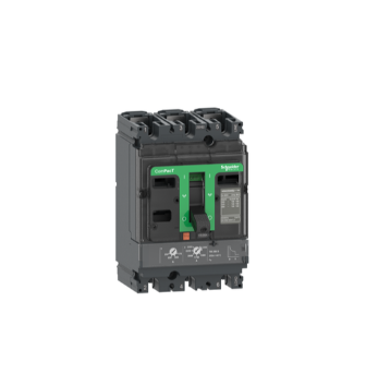 Circuit breaker, ComPacT NSX100N, 50kA/415VAC, 3 poles, TMD trip unit 25A
