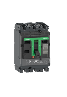 Circuit breaker, ComPacT NSX100N, 50kA/415VAC, 3 poles, TMD trip unit 40A