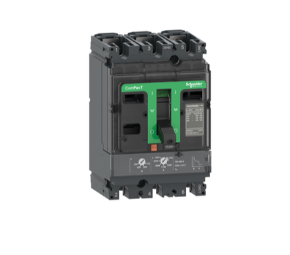Circuit breaker, ComPacT NSX100N, 50kA/415VAC, 3 poles, TMD trip unit 63A