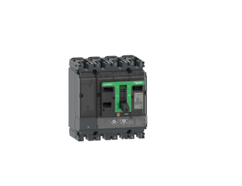 Circuit breaker, ComPacT NSX100B, 25kA/415VAC, 4 poles 3D (neutral not protected), TMD trip unit 100A