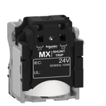 MX shunt trip release, Compact NSX, PowerPact Multistandard, EasyPact CVS, rated voltage 24 VAC 50/60 Hz
