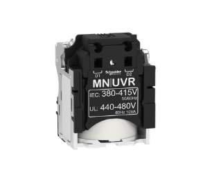 MN undervoltage release, Compact NSX, PowerPact Multistandard, EasyPact CVS, rated voltage 110 to 130 VAC 50/60 Hz