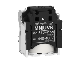 MN undervoltage release, Compact NSX, PowerPact Multistandard, EasyPact CVS, rated voltage 125 VDC