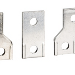 connection accessories, Compact NSX 100/160/250, EasyPact CVS 100/160/250, spreaders, 45 mm pitch, flat connection, 3 poles