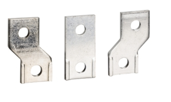 connection accessories, Compact NSX 100/160/250, EasyPact CVS 100/160/250, spreaders, 45 mm pitch, flat connection, 3 poles
