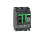 Circuit breaker, ComPacT NSX160B, 25kA/415VAC, 3 poles, TMD trip unit 125A
