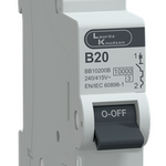 MCB SP 20A B-Curve 10kA