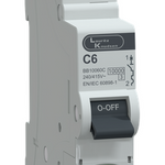 MCB SP 6A C-Curve 10kA