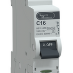 MCB SP 16A C-Curve 10kA