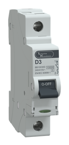 MCB SP 3A D-Curve 10kA
