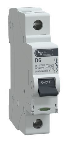 MCB SP 6A D-Curve 10kA