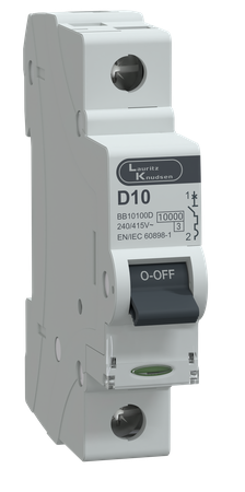 MCB SP 10A D-Curve 10kA