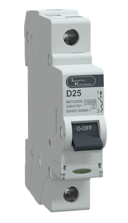 MCB SP 25A D-Curve 10kA