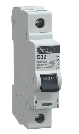 MCB SP 32A D-Curve 10kA