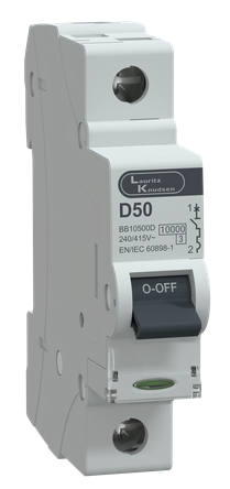 MCB SP 50A D-Curve 10kA