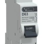 MCB SP 63A D-Curve 10kA