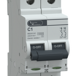 MCB DP 1A C-Curve 10kA