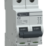 MCB DP 2A C-Curve 10kA