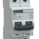 MCB DP 3A C-Curve 10kA