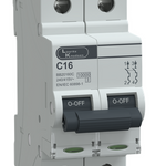 MCB DP 16A C-Curve 10kA