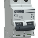 MCB DP 10A D-Curve 10kA