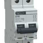 MCB DP 16A D-Curve 10kA