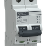 MCB DP 25A D-Curve 10kA