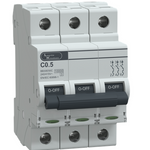 MCB TP 0.5A C-Curve 10kA
