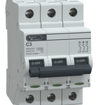 MCB TP 3A C-Curve 10kA
