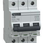 MCB TP 25A C-Curve 10kA