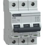 MCB TP 50A C-Curve 10kA