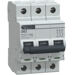 MCB TP 63A D-Curve 10kA