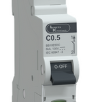 MCB SP 0.5A 130V DC 6kA