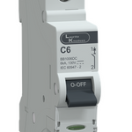 MCB SP 6A 130V DC 6kA