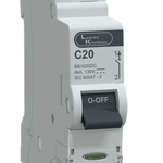 MCB SP 20A 130V DC 6kA
