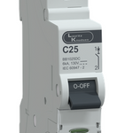 MCB SP 25A 130V DC 6kA