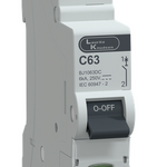 63A SP C-CURVE 250V DC 6KA