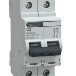 MCB DP 3A 250V DC 6kA