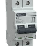 MCB DP 4A 250V DC 6kA