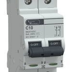 MCB DP 10A 250V DC 6kA
