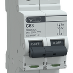 MCB DP 63A 250V DC 6kA