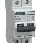MCB DP 1A 500V DC 10kA