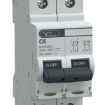 MCB DP 6A 500V DC 10kA