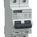MCB DP 10A 500V DC 10kA