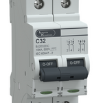MCB DP 32A 500V DC 10kA