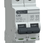 MCB DP 40A 500V DC 10kA