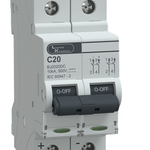 MCB DP 20A 1000V DC 6kA