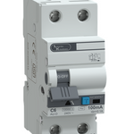 AU-O RCBO Standard 30° AC 2P C6 100mA