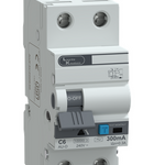 AU-O RCBO Standard 30° AC 2P C6 300mA